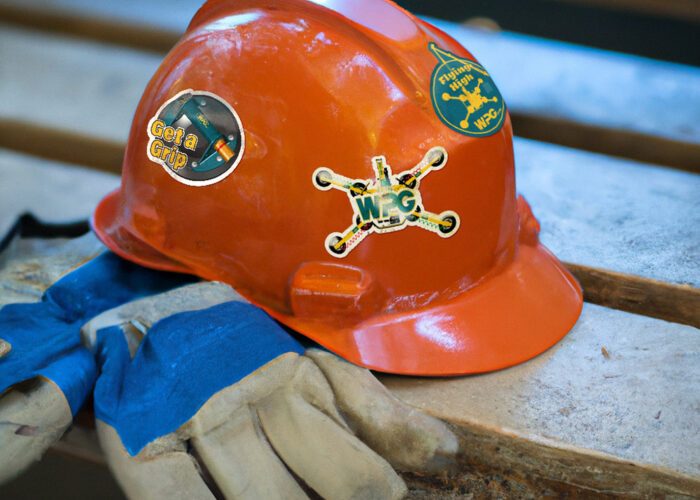 Hard Hat with WPG Stickers