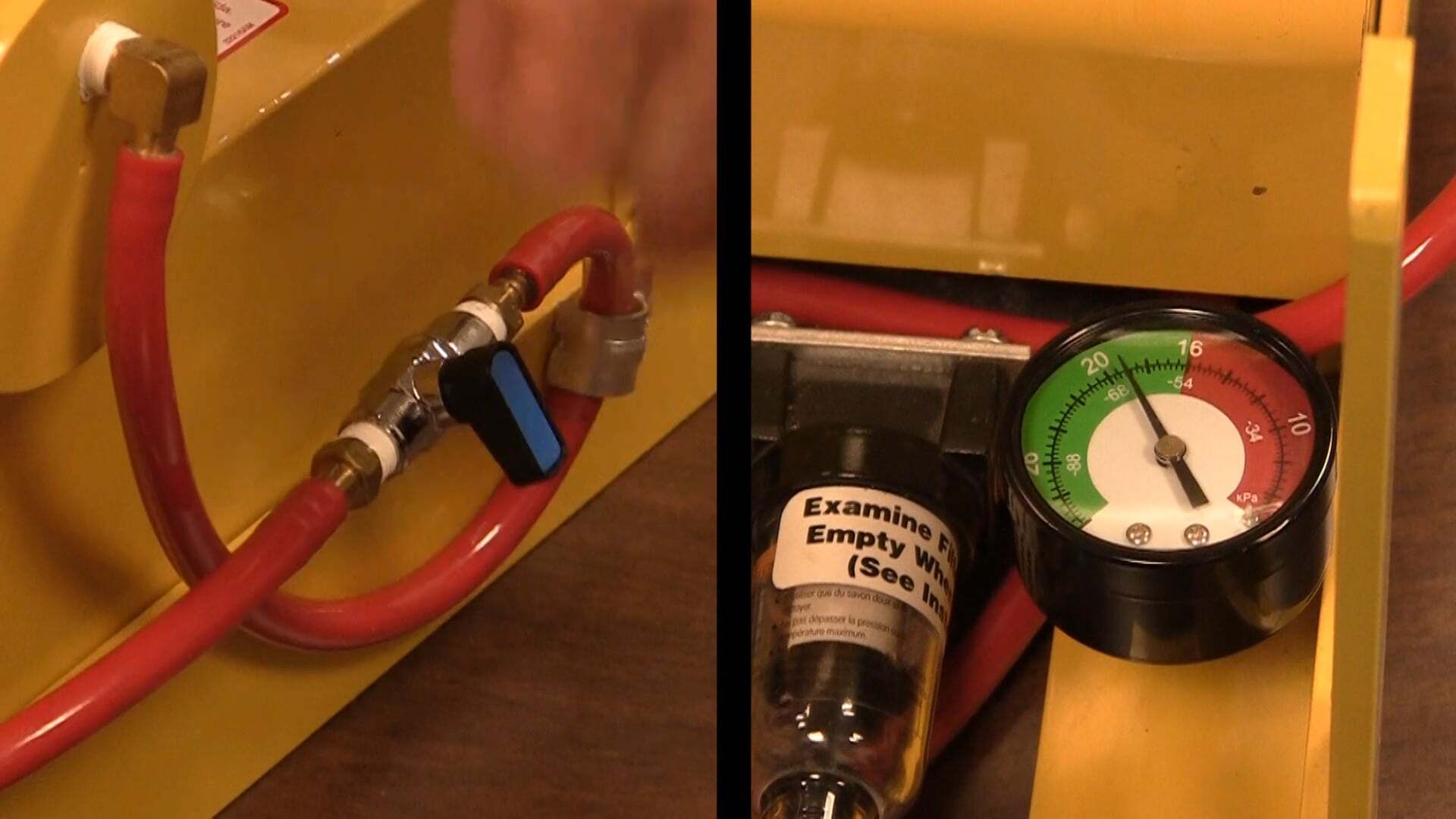 Función del tanque de vacío