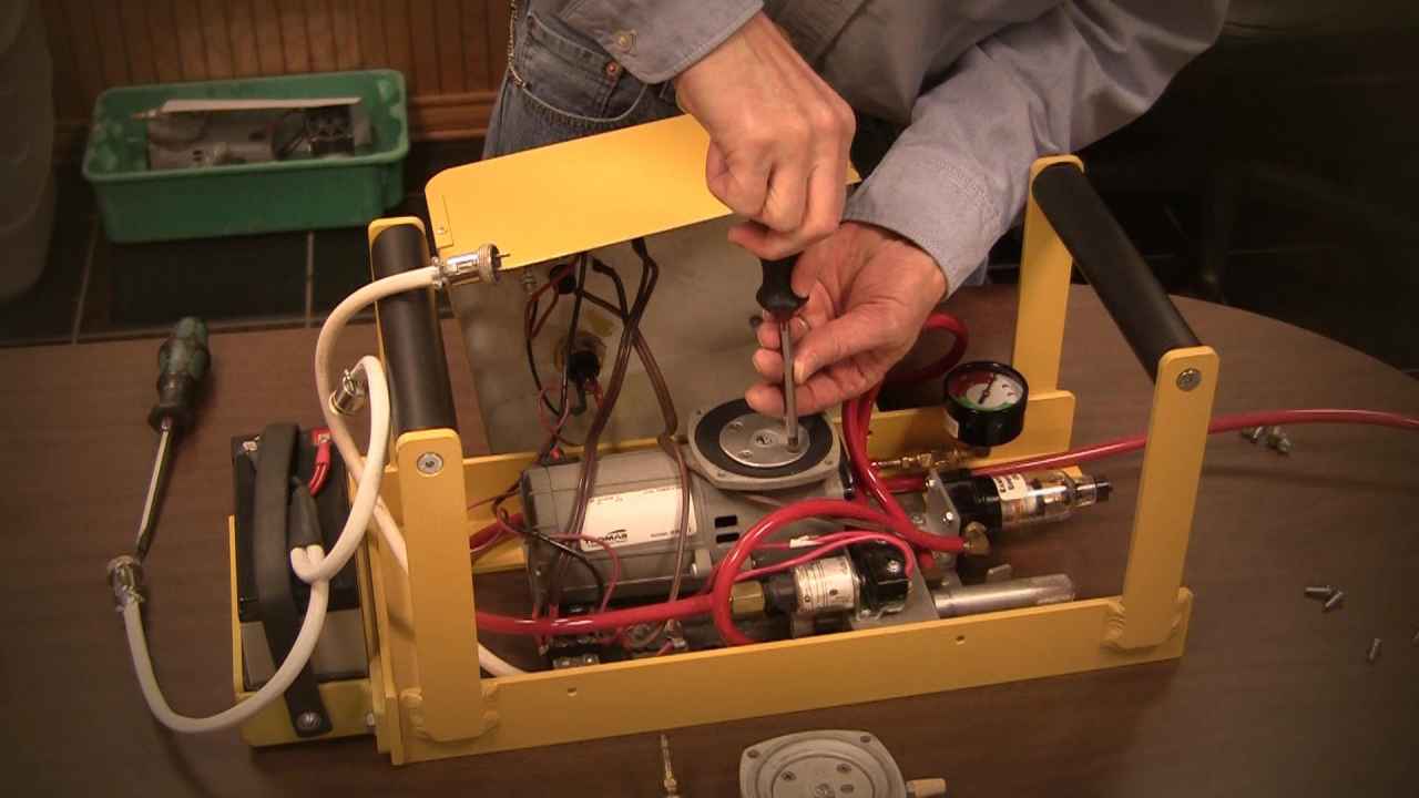 How To Rebuild WPG Thomas107 Vacuum Pump
