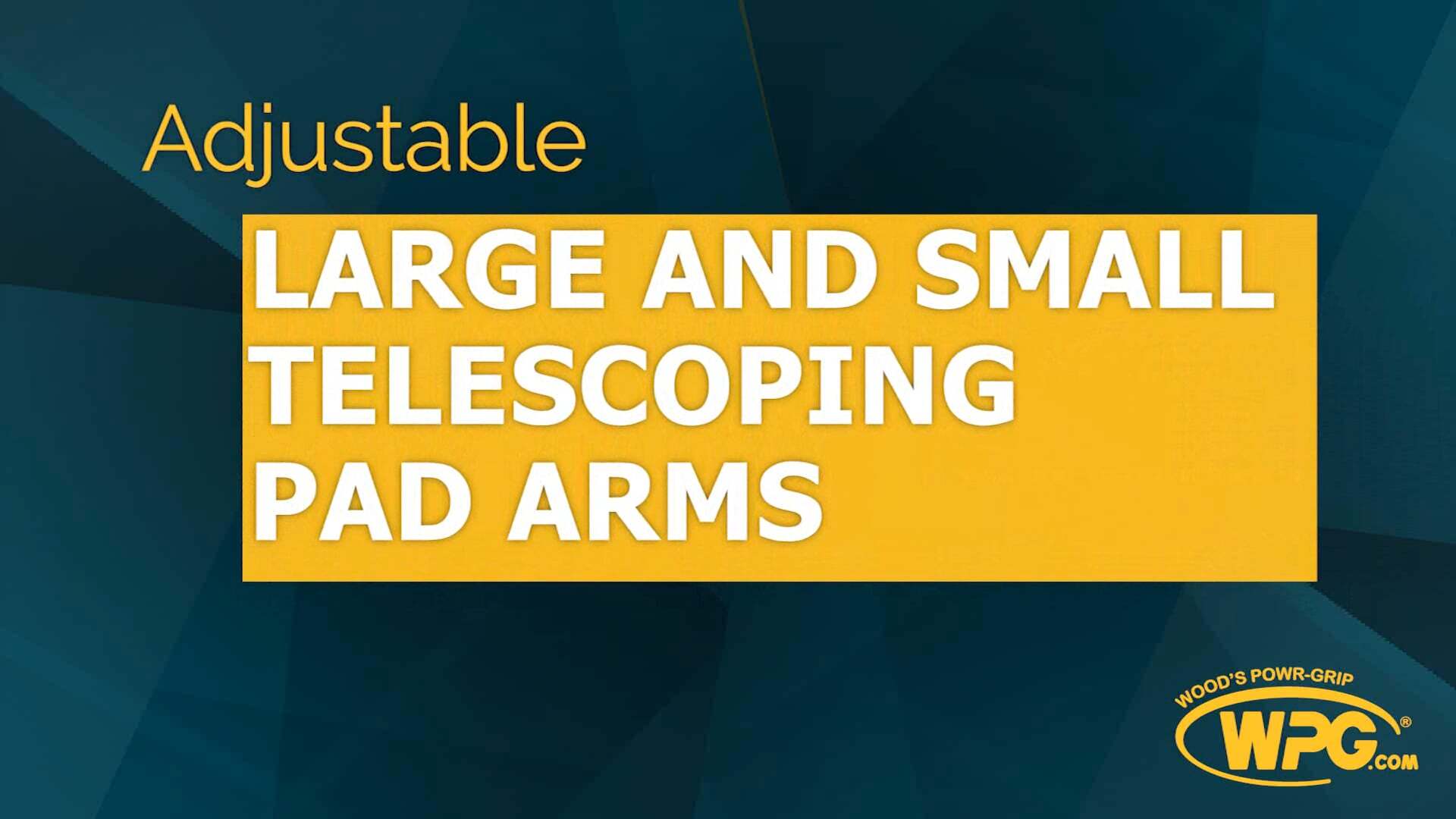 Adjustable Large and Small Telescoping Pad Arms