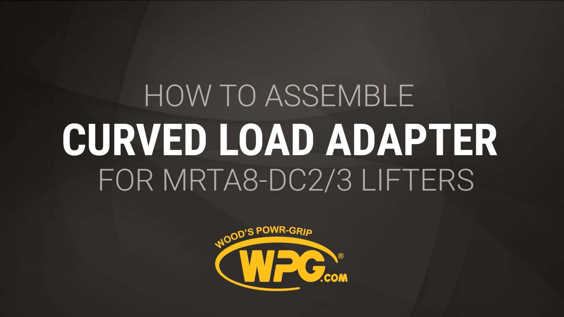 Curved-Load Adapter Kit Assembly