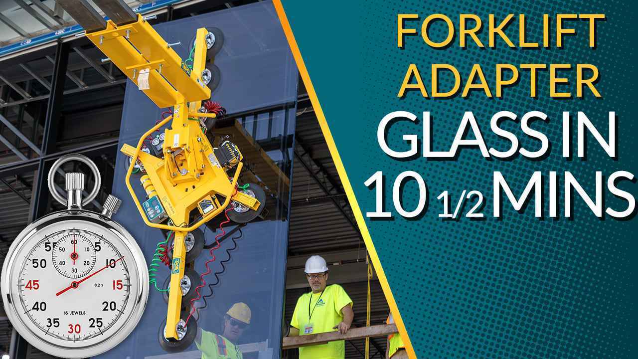 Fast Glass Install with WPG Forklift Adapter