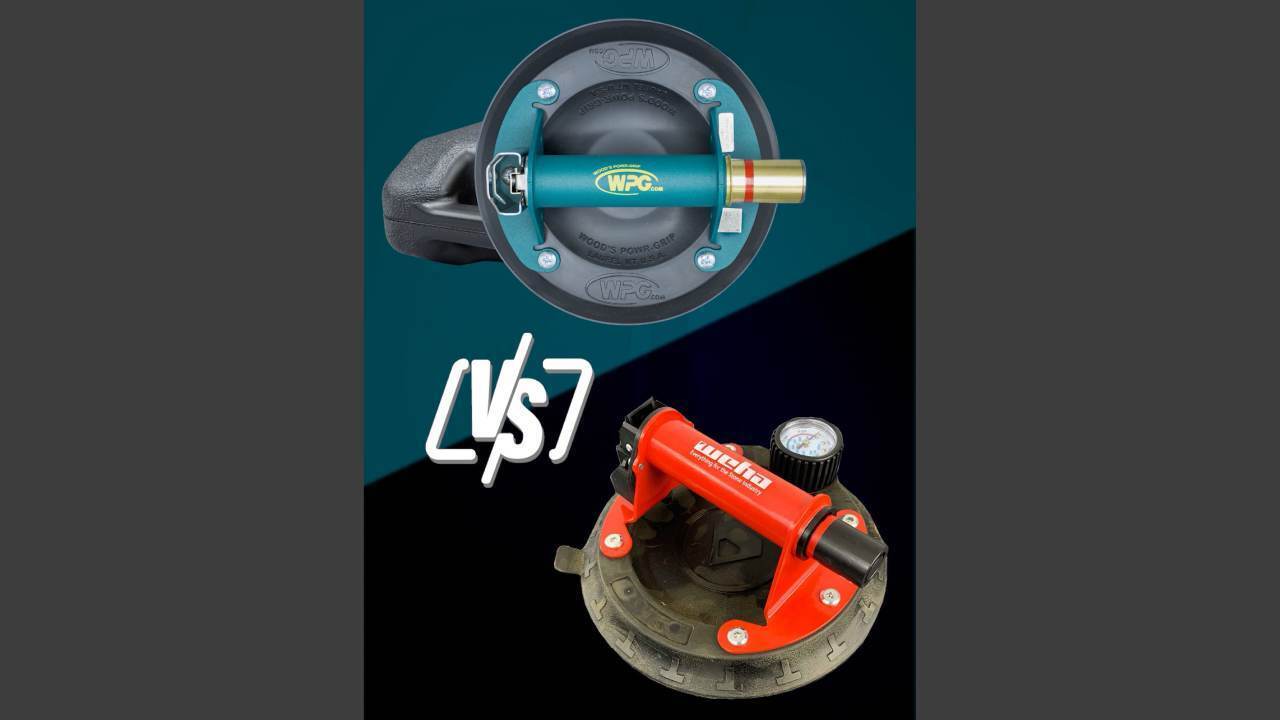 Wood's Powr-Grip Suction Cup vs Weha Suction Cup