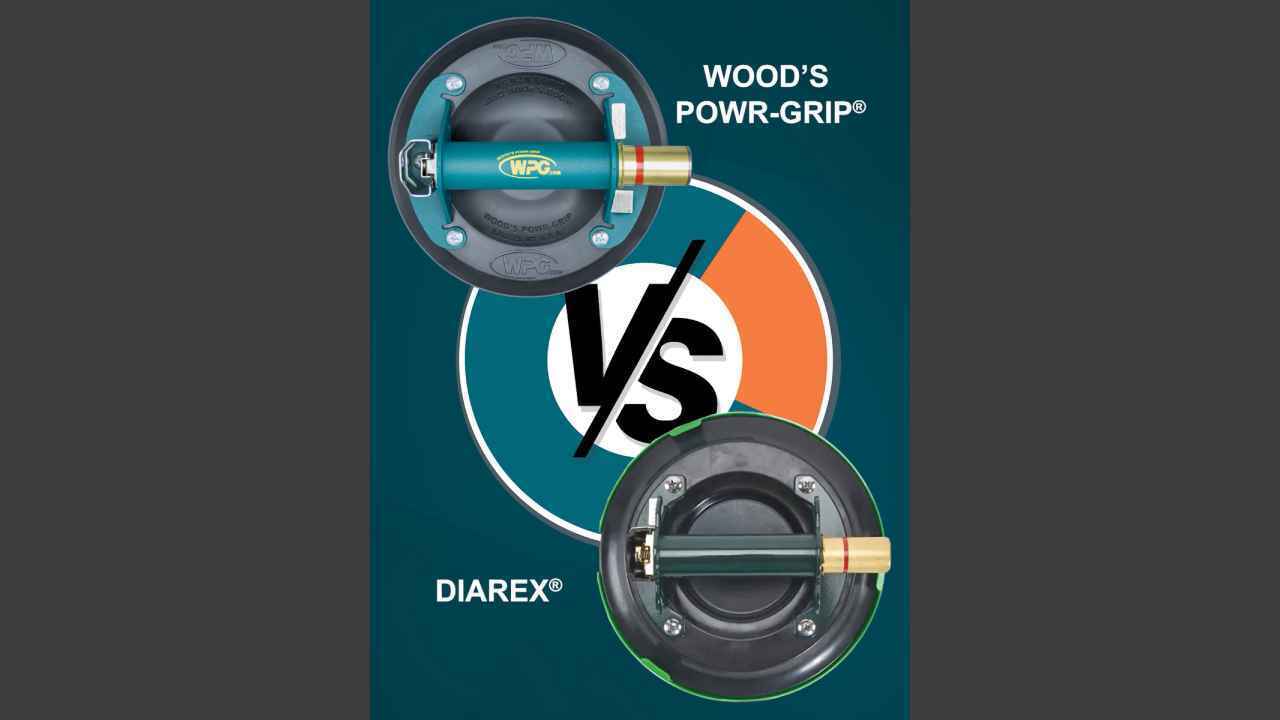 Wood's Powr-Grip Suction Cup vs Diarex Suction Cup