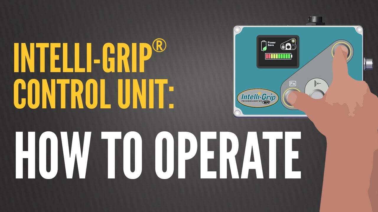How to use the Intelli-Grip® Control Unit