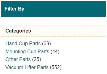 Categories Screenshot