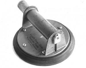 6-inch [15 cm] vacuum cup prototype.