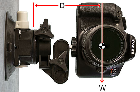 Mounting Cup with attached camera.